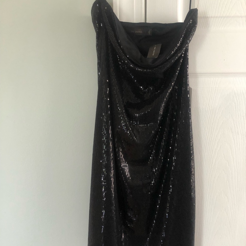 Black sequence mini dress- from The Limited size M